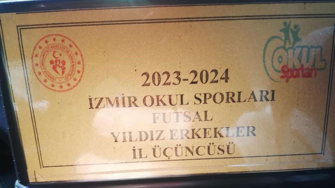 2023 - 2024 Okul sporları YILDIZ FUTSAL takımı İzmir 3.sü 
